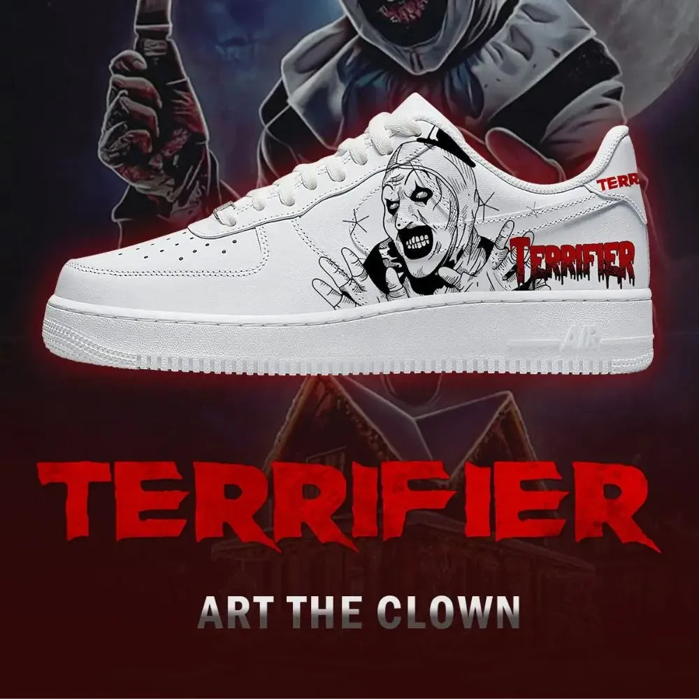 Art the Clown V.3 Horror Edition Low Top Shoes