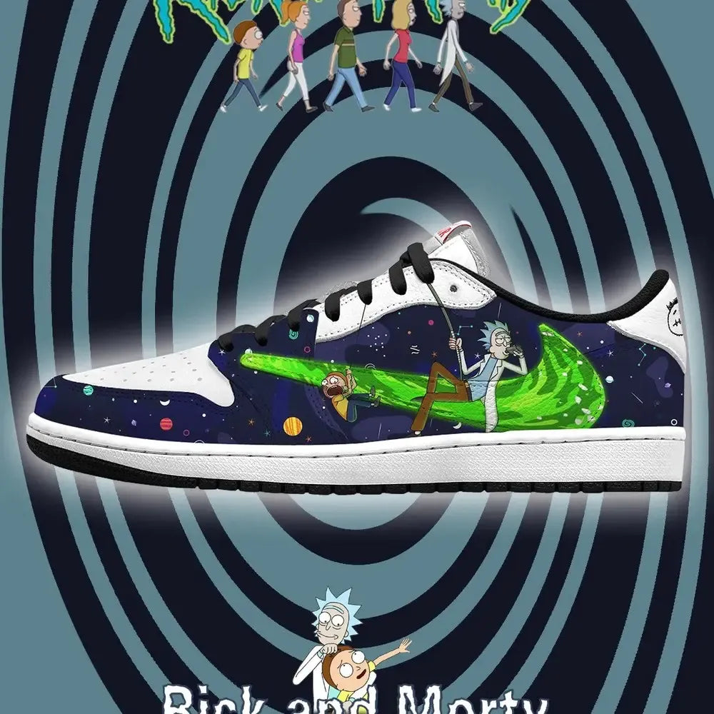R M V.3 Rick and Morty Low Top Shoes