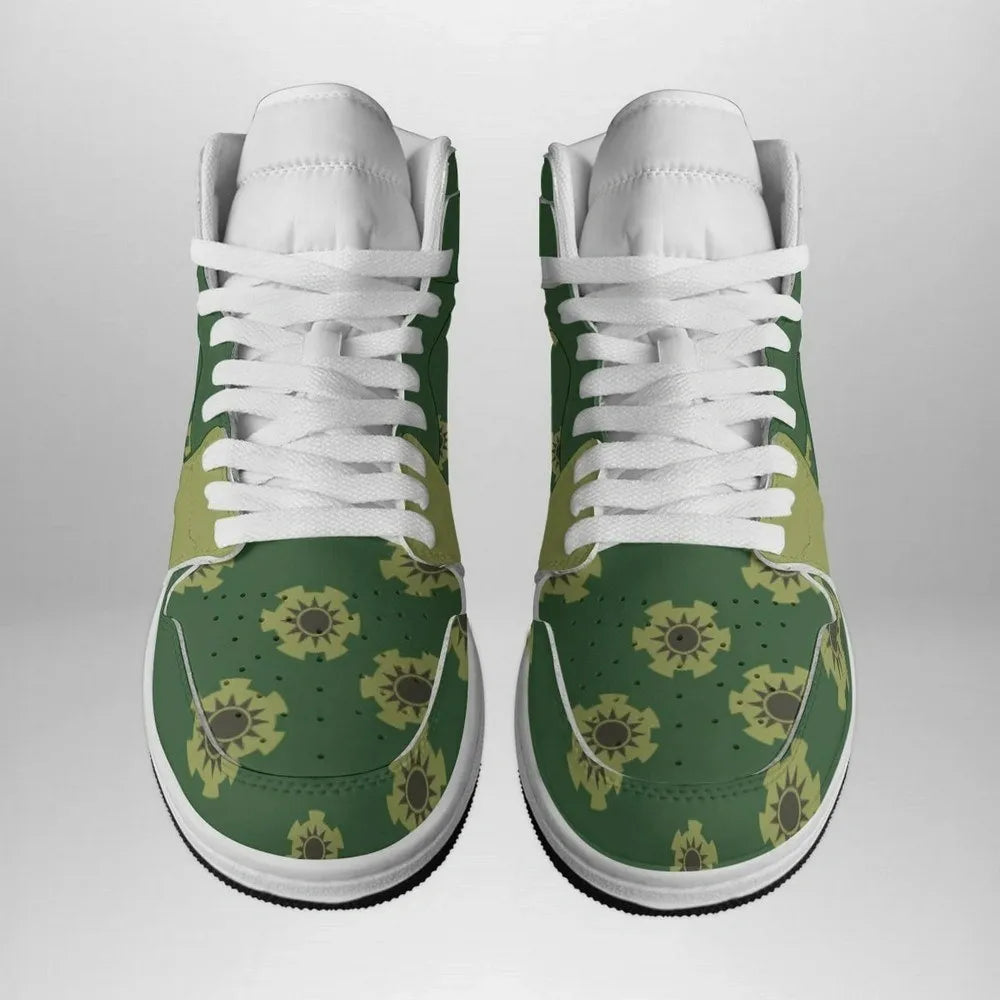 Zoro Wano Pattern One Piece Special High Top Shoes