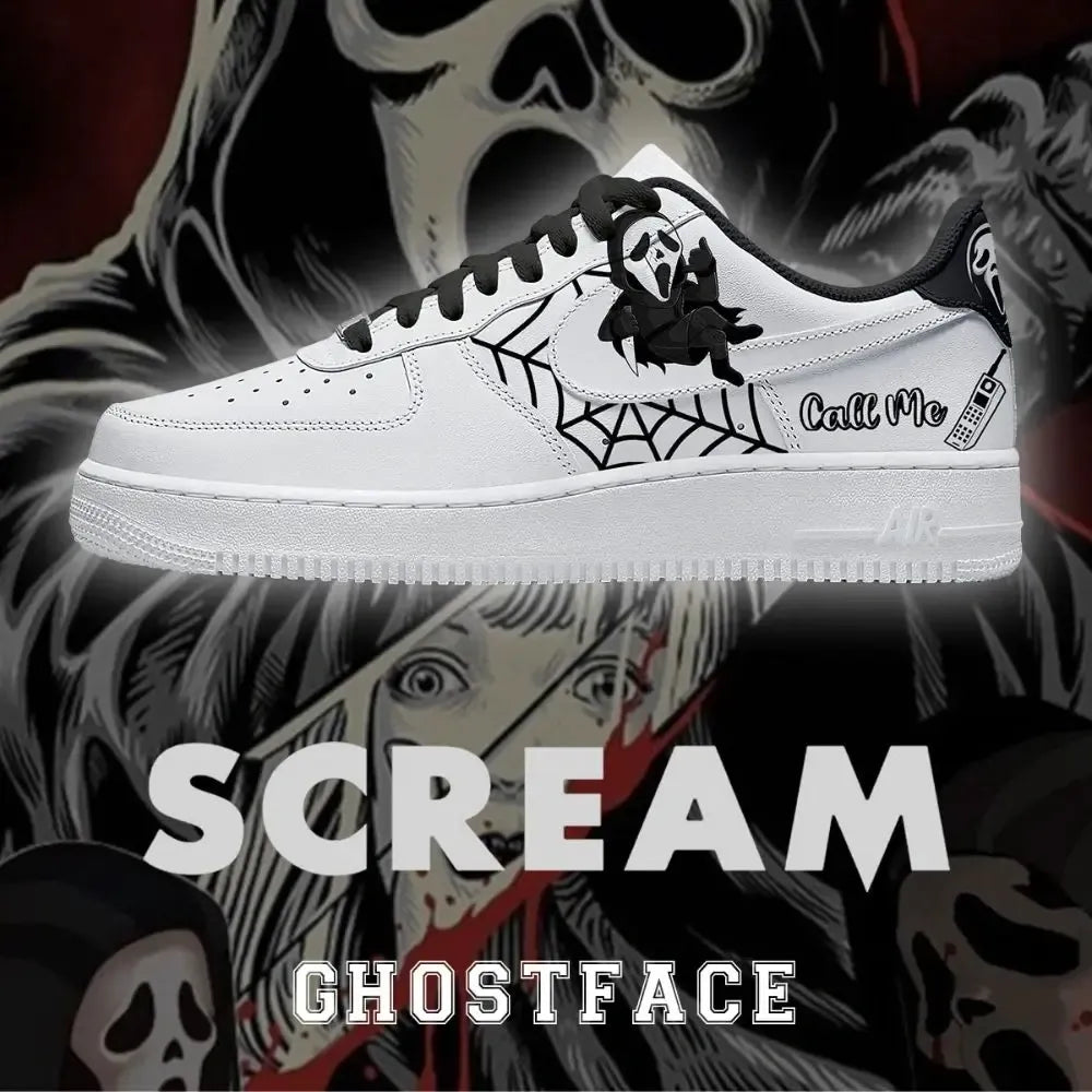 Ghostface V.1 Horror Edition Low Top Shoes