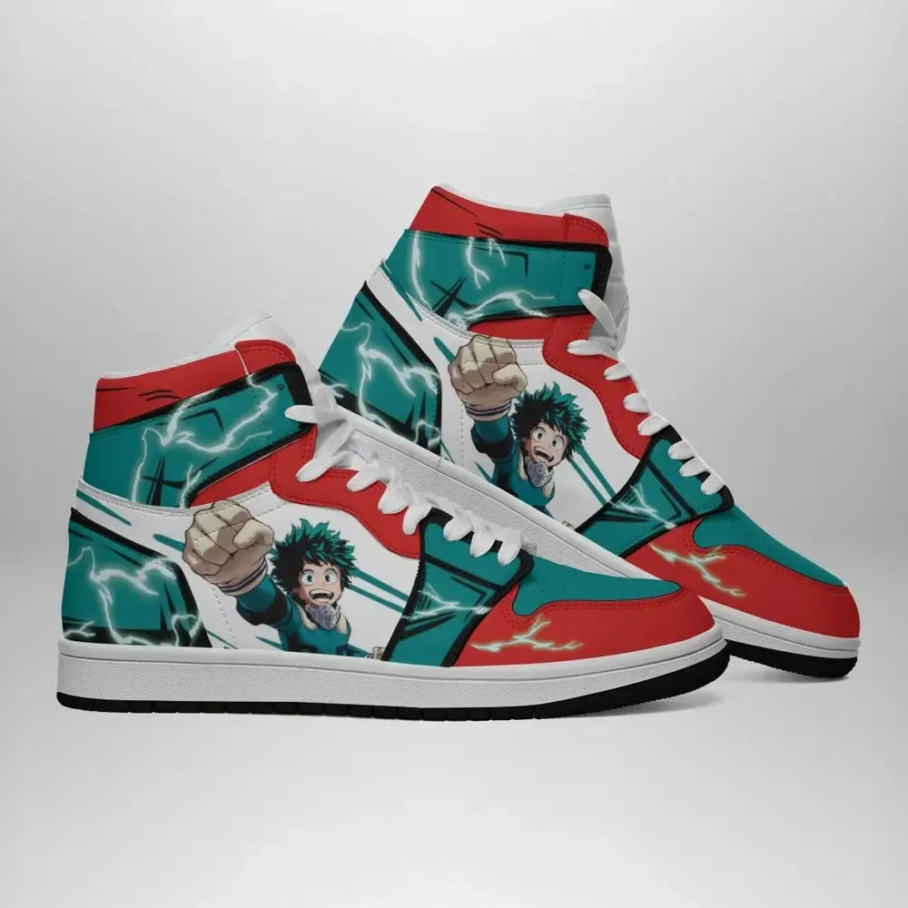 Deku My Hero Academia Special High Top Shoes