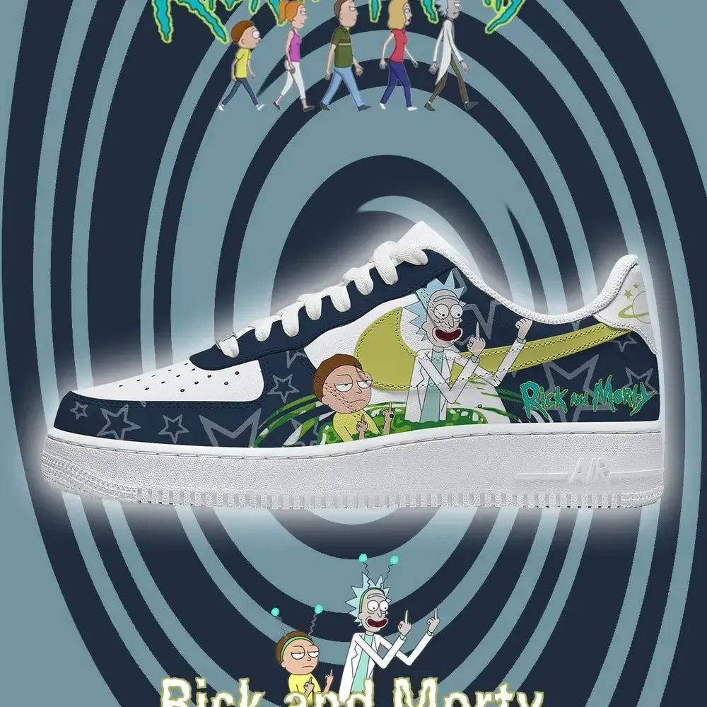 R M V.8 Rick and Morty Low Top Shoes