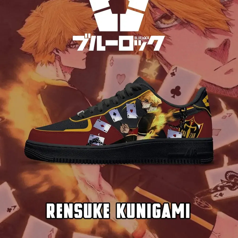 Rensuke Kunigami V.3 Blue Lock Low Top Shoes