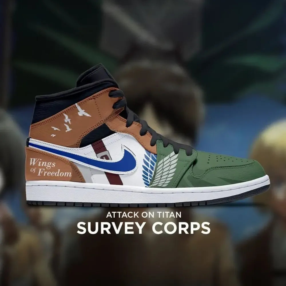 Survey Corps Attack on Titan Edition High Top Shoes