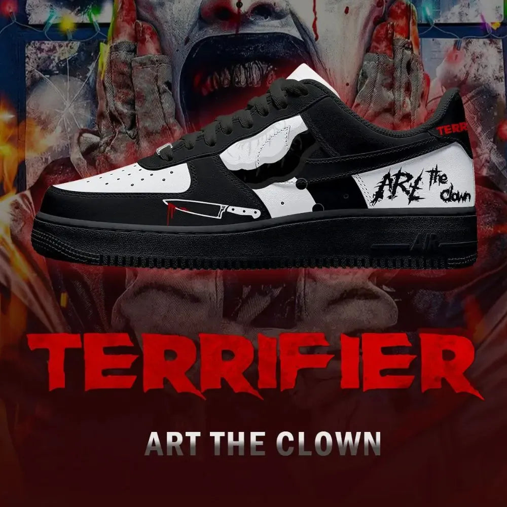 Art the Clown V.1 Horror Edition Low Top Shoes