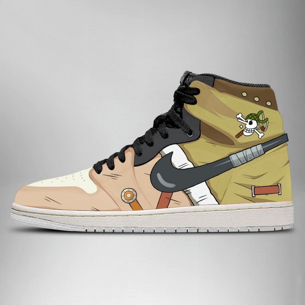 Ussop One Piece Air Jordan 1 High Top Shoes SMUOPA1