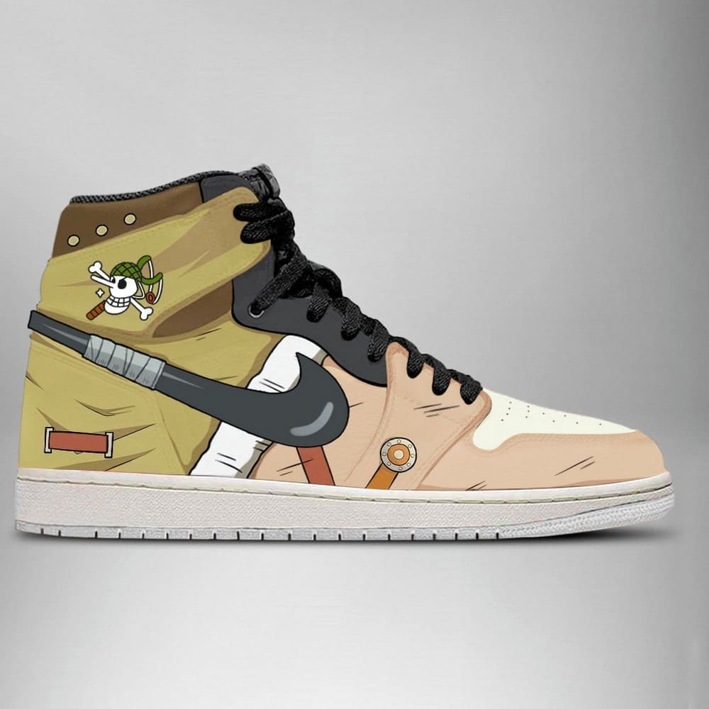 Ussop One Piece Air Jordan 1 High Top Shoes SMUOPA1