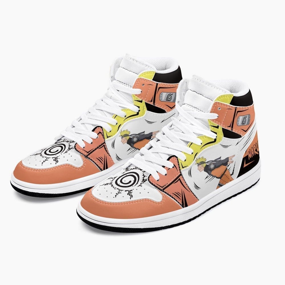 Uzumaki Naruto Air Jordan 1 High Top Shoes