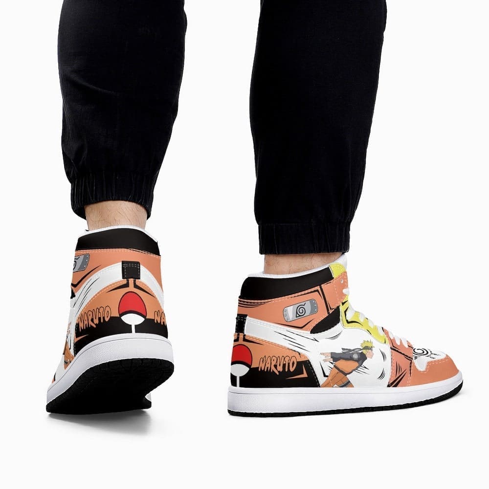 Uzumaki Naruto Air Jordan 1 High Top Shoes