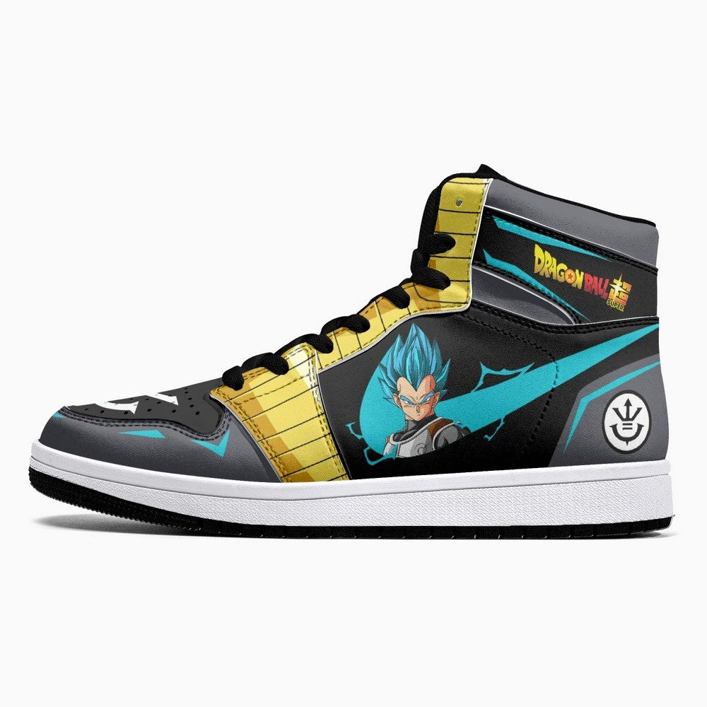 Vegeta Super Saiyan Blue Dragon Ball Z JD1 High Top Shoes