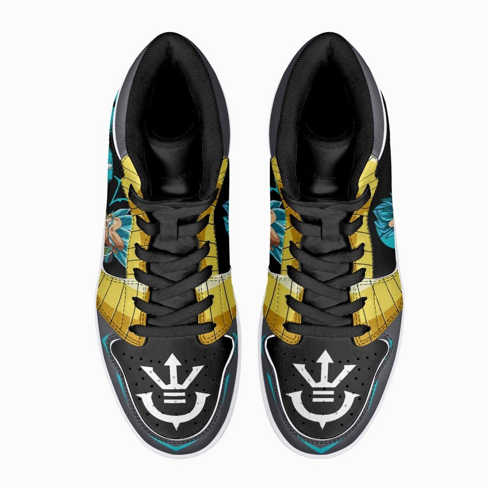 Vegeta Super Saiyan Blue Dragon Ball Z JD1 High Top Shoes
