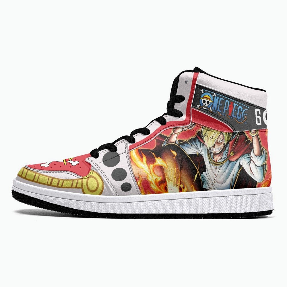 Vinsmoke Sanji Whole Cake Island One Piece JD1 High Top Shoes
