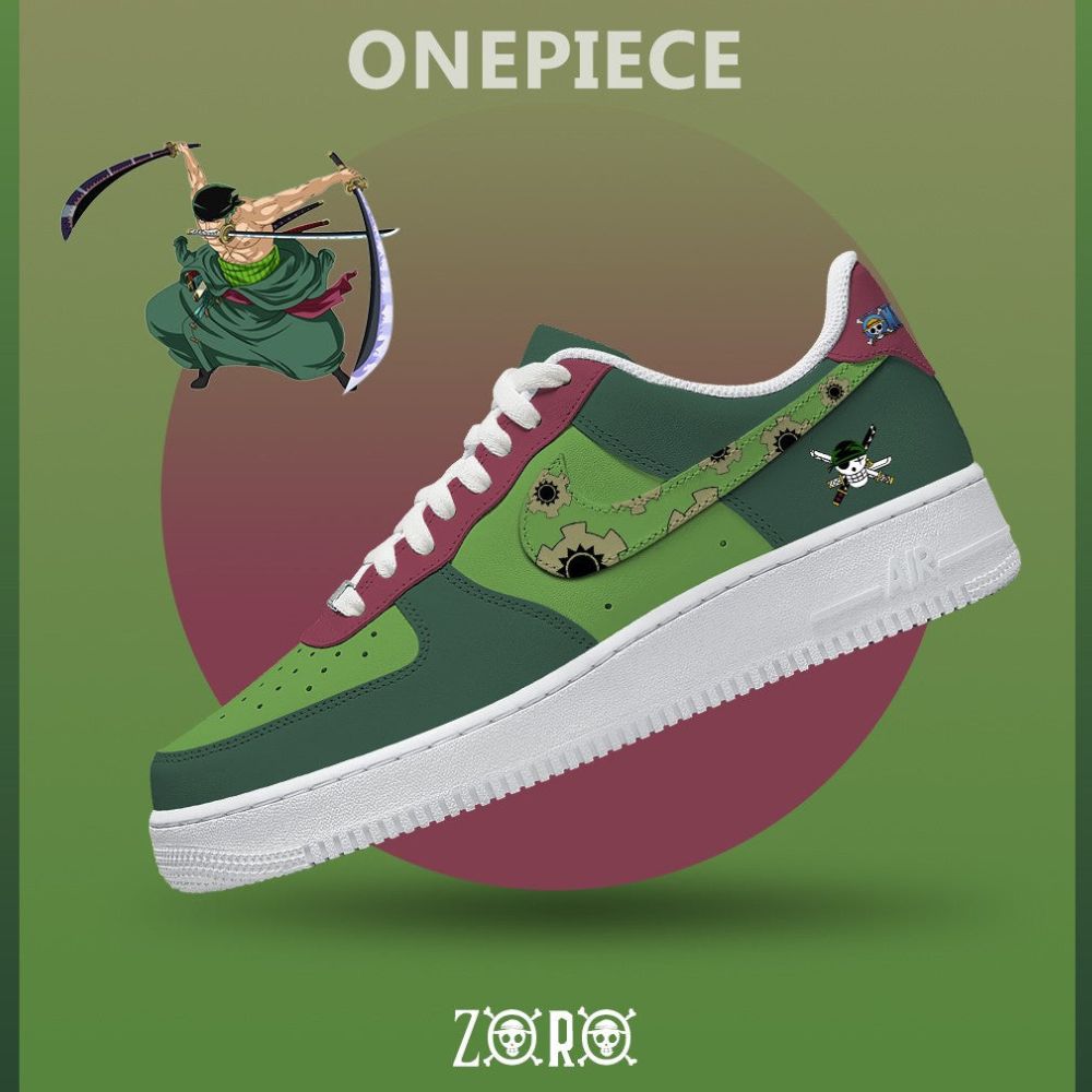 Zoro No.1 One Piece AF1 Shoes